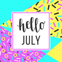 Hello luly sale banner.