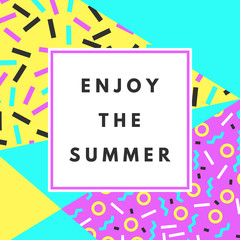 Enjoy the summer banner