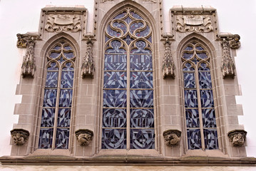 Fototapeta na wymiar Historic, gothic window in Trier, Germany.