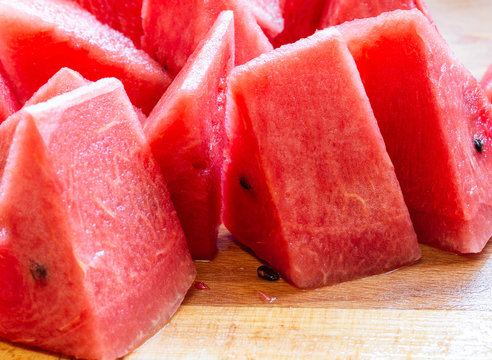 Close Up Of Sliced Watermelon 4