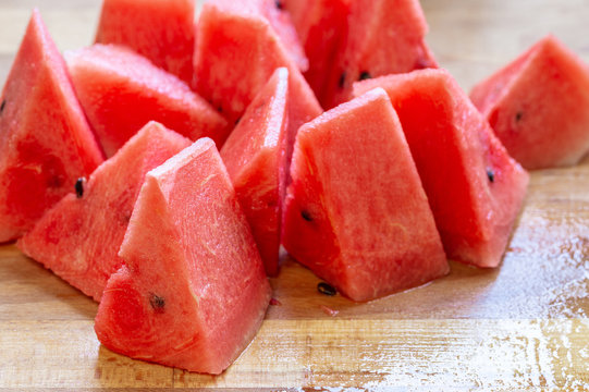 Close Up Of Sliced Watermelon 7