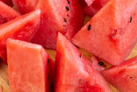Close Up Of Sliced Watermelon 10