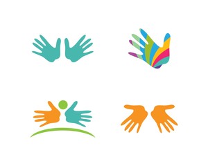 Hand Care Logo Template