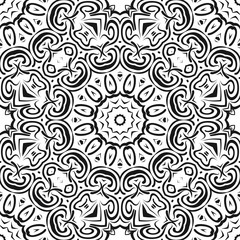 Fototapeta premium Flower mandala. Printable decorative elements. Vector illustration for design