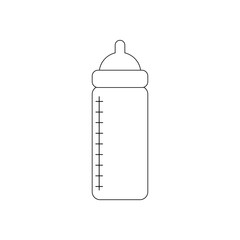 Baby bottle with nutrition