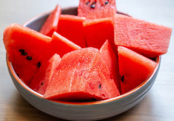 Sliced Watermelon In The Plate 2