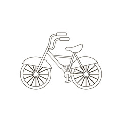 Fototapeta na wymiar Bicycle illustration vector