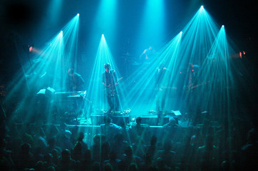 Fototapeta na wymiar Rock concert lights