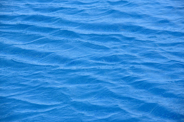 Beautiful ripple texture of sea