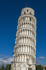 Fototapeta na wymiar Leaning Tower of Pisa, Tuscany, Italy