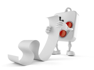 Gamepad character reading a long list