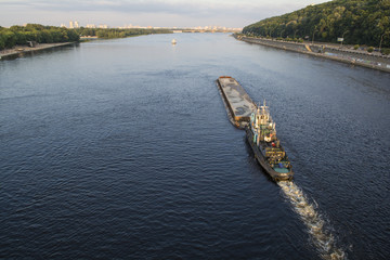 sky, lake, river, sea, landscape, blue, nature, boat, coast, travel, beach, ocean, view, ship, summer, island, pier, tourism, bridge, skyline, clouds, panorama, green, forest