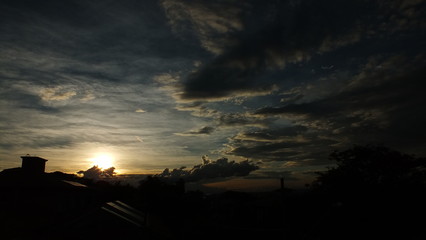 Obraz premium Sunset belvedere