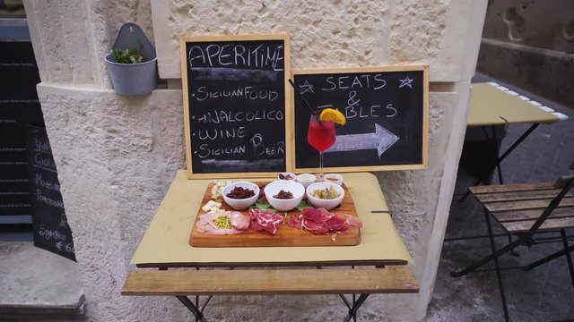 Italian typical street food, Sicily