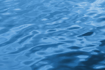 Fototapeta na wymiar blurry blue water surface background