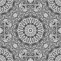 Fototapeta premium Art deco floral pattern of geometric elements. seamless pattern. Vector illustration. design for printing, presentation, textile industry.