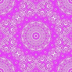 Mandala Style Vector Color Shapes. Abstract design. Decoration for fashion, holiday card, relax