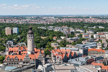 Naklejka premium Leipzig Sachsen 