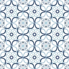 Foto op Canvas Vector seamless tile pattern. Endless texture can be used for wallpaper, pattern fills, web page background,surface textures. © abrakadabra