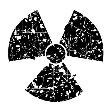 scratch Radiation hazard symbol sign