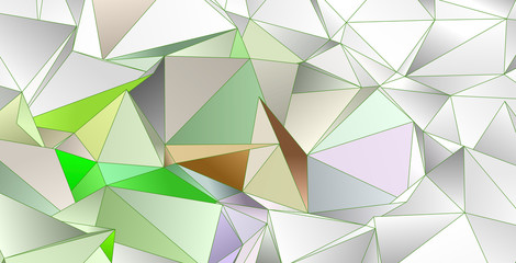 Obraz premium Low-Poly triangular background