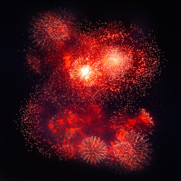 Salute is in the night sky