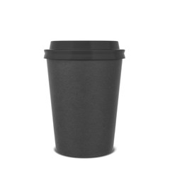 Blank paper coffee cup mock up