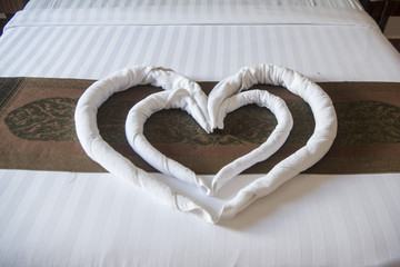 CAMBODIA PHNOM PENH HOTEL BED