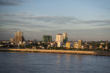 Fototapeta na wymiar CAMBODIA PHNOM PENH TONLE SAP RIVER CITY
