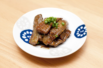 茄子の甘辛味噌煮