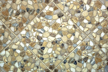 The texture of masonry stone walls of different sizes. Natural stone. Elements of rocks.