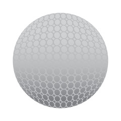Isolated golf ball icon