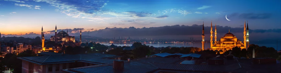 Fotobehang Panorama van Istanbul © Givaga