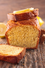 lemon cake, loaf cake