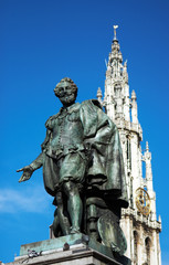 Fototapeta na wymiar Rubens statue