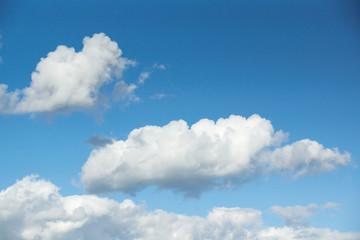 Blue sky and white cloud