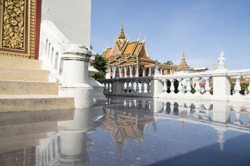 CAMBODIA PHNOM PENH ROYAL PALACE SILVER PAGODA