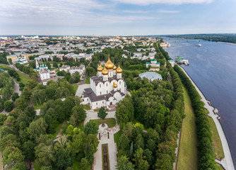 Assumption Cathedral, Yaroslavl, aerial photography