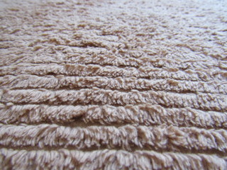 Close up of a ribbed blanket and cloth fabric design 