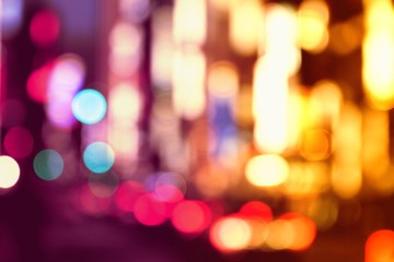 Obraz premium Neonowe miasto Tokio