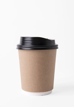 coffee paper cup. mockup for creative design branding.