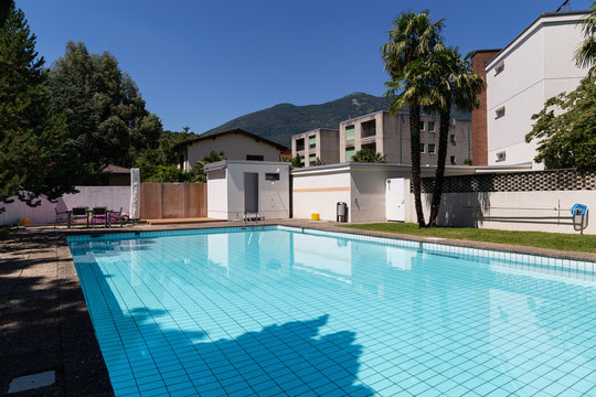 Outdoor pool in the apartment