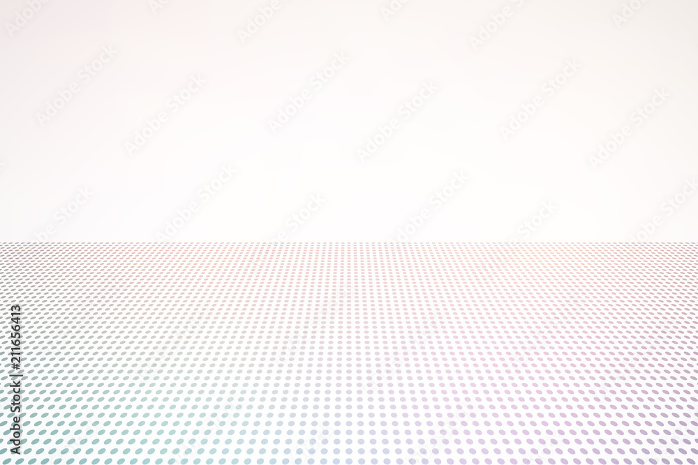 Wall mural abstract colorful dots background with copy space
