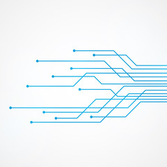 Abstract Technology Background , blue circuit board