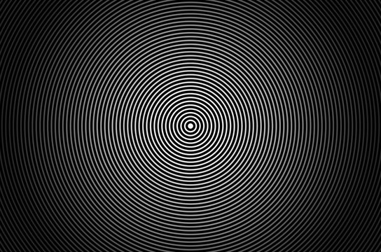 hypnotic dark circle lines