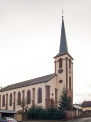 Fototapeta na wymiar Church in Bissen