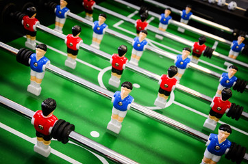 Table football, foosball.