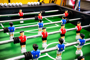 Table football, foosball.