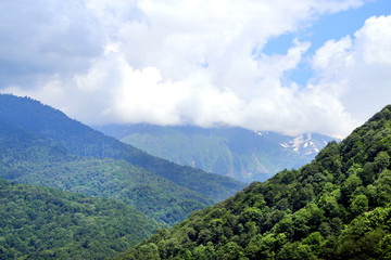 Photo of beautiful mountains