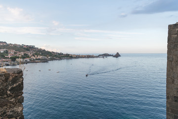 barca sul mare,  Acitrezza Sicilia